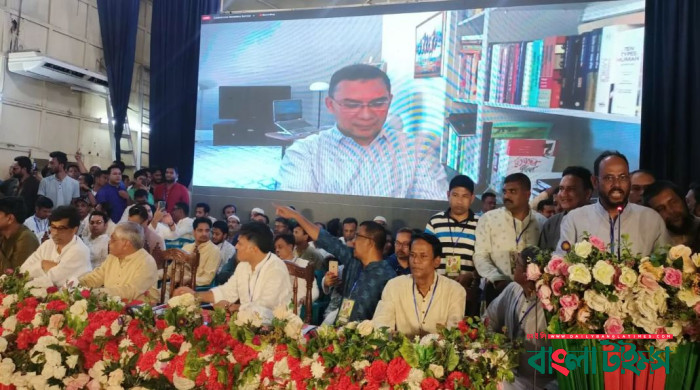 20 BNP men detained from Tarique Rahman’s video conference in Cumilla